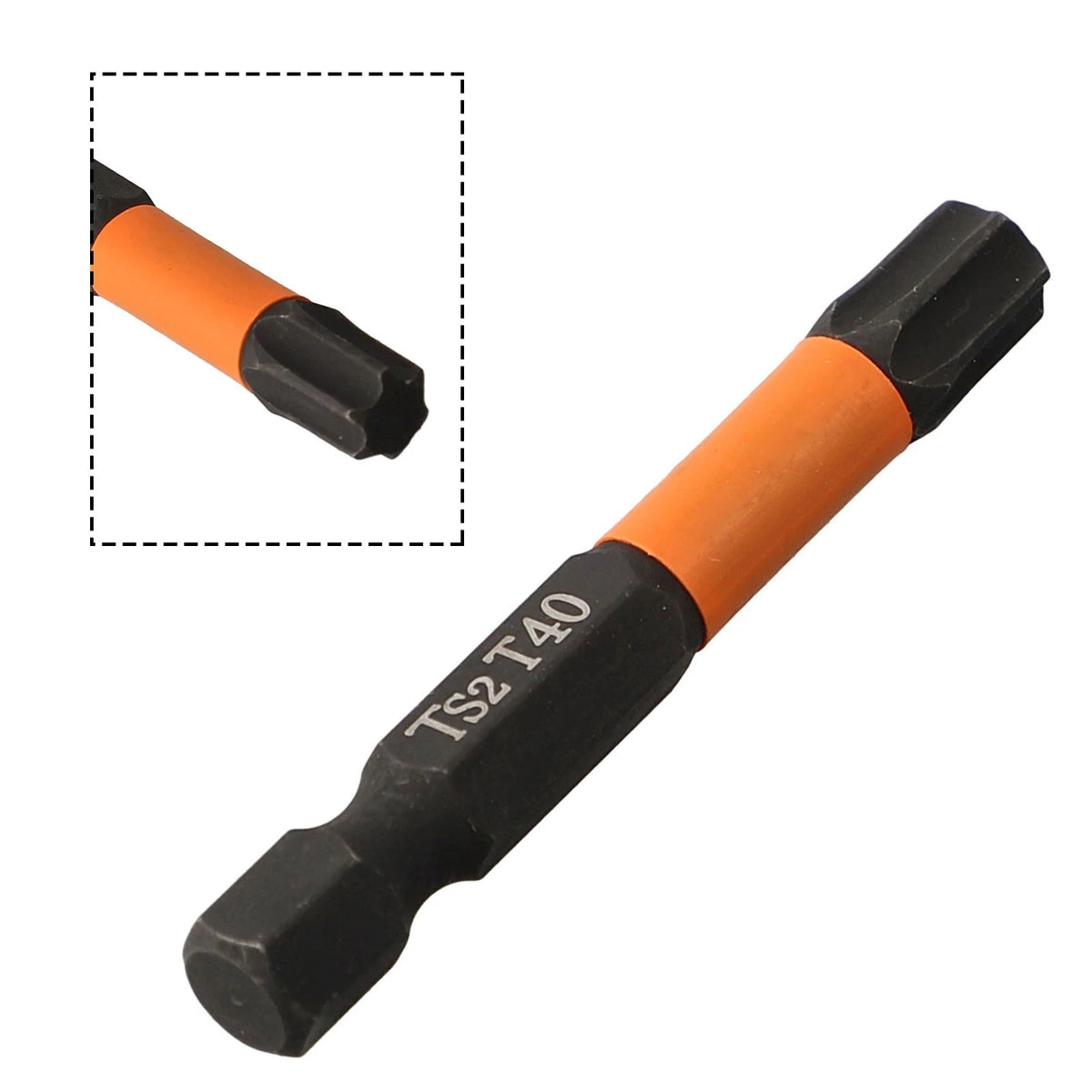 T40 Screwdriver Bit for Hand Tools 1/4 Inch Hex Head Alloy Steel