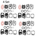 Set of 4 Carburetor Gasket Kit for Honda GX22/31, Echo GT1100 (Walbro K20-WYL)