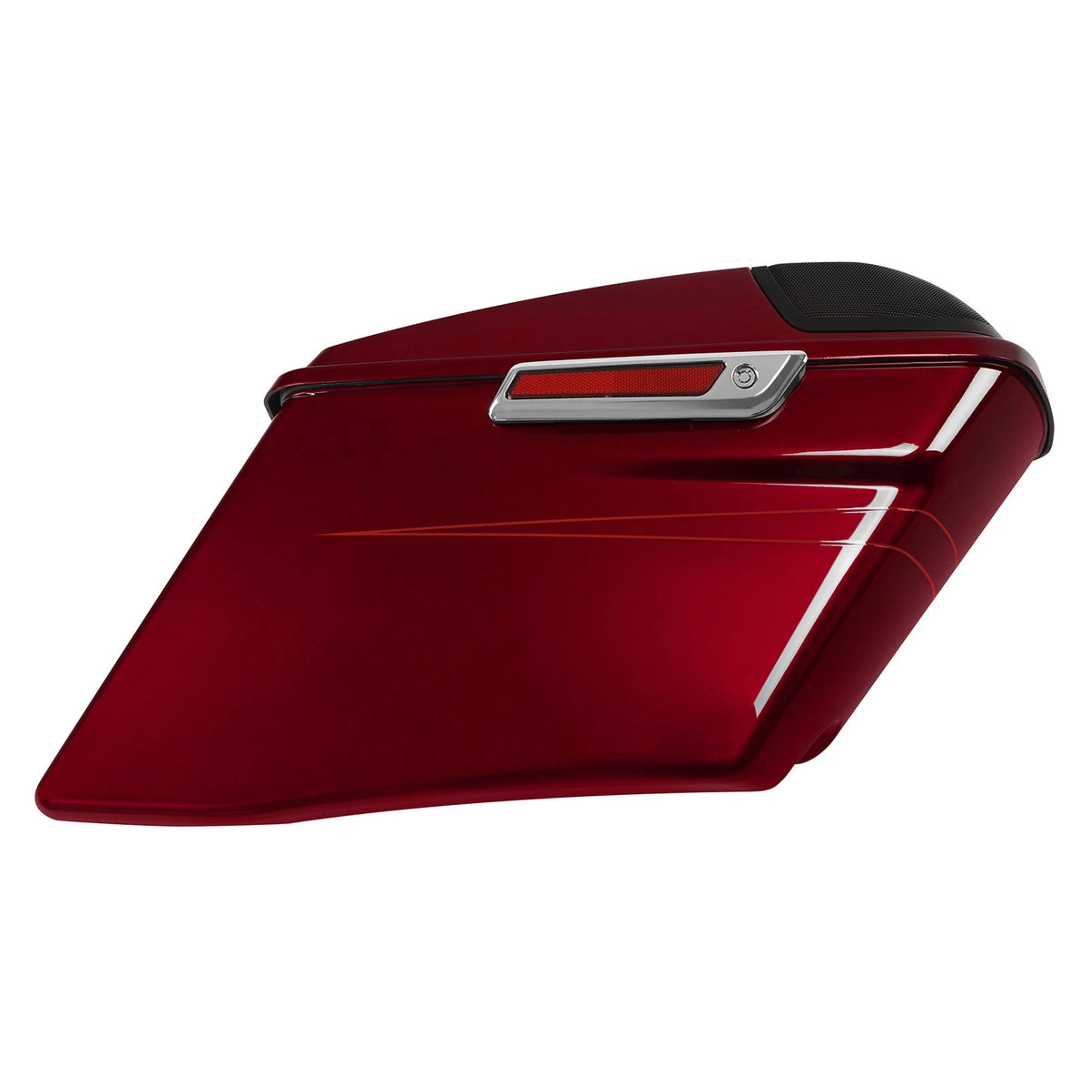 4" Stretched Hard Saddlebags for Harley Road Glide (2015–2025) Velocity Red Sunglo