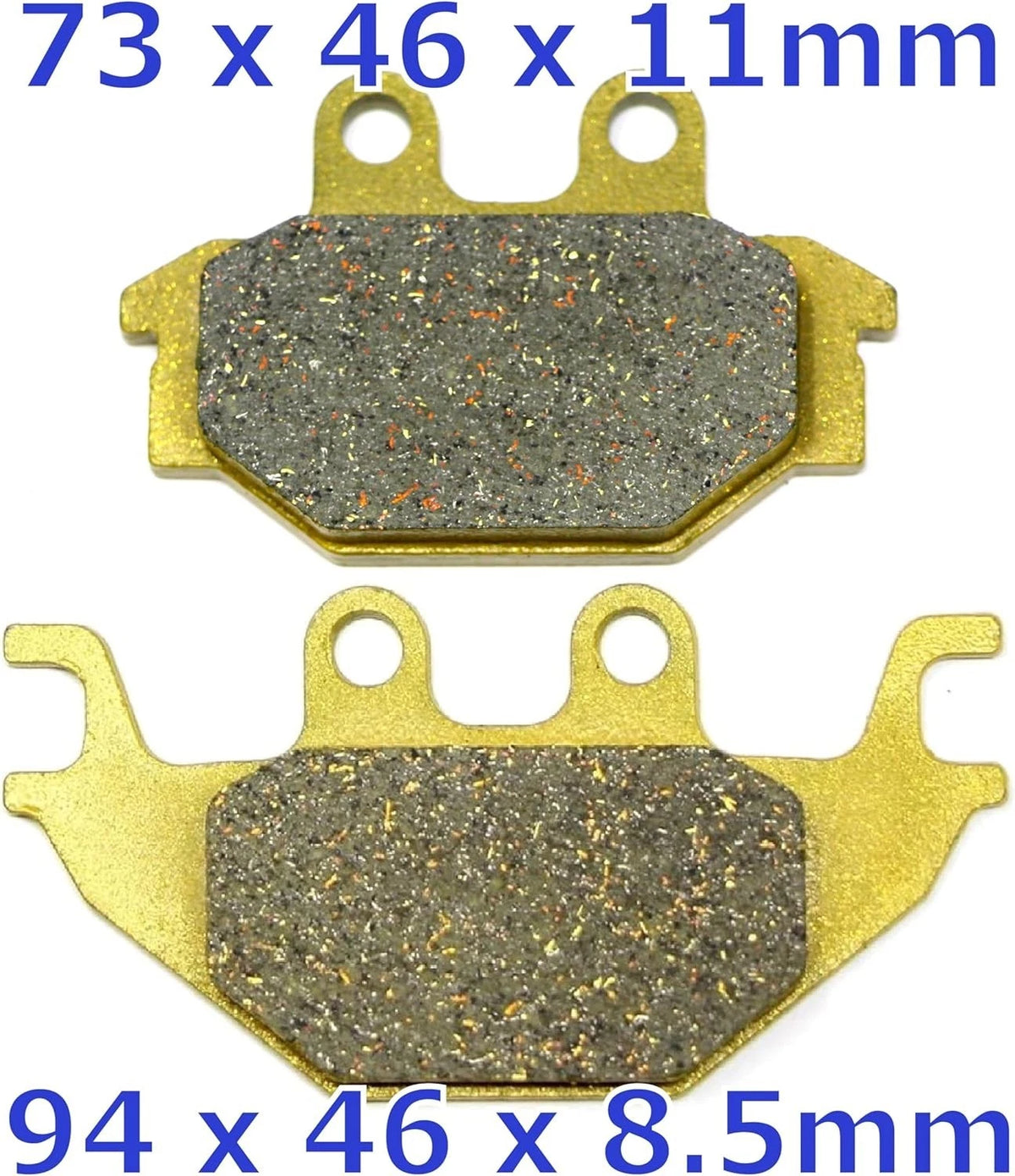 Set of 4 Brake Pads for Arctic Cat 250 300 2x4 Utility (2006–2009)