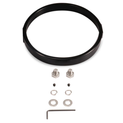 7inch Motorcycle Headlight Visor Style Headlamp Trim Ring Bracket For Harley New