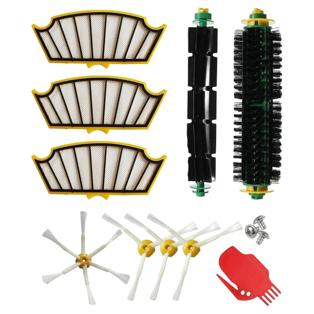 Robot Vacuum Brush Set for Efficient Dirt Removal (Compatible with )