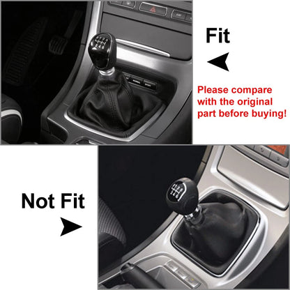 1x Shift Gear Knob for Ford Focus MK2 (2005–2012) 5 Speed Leather Boot