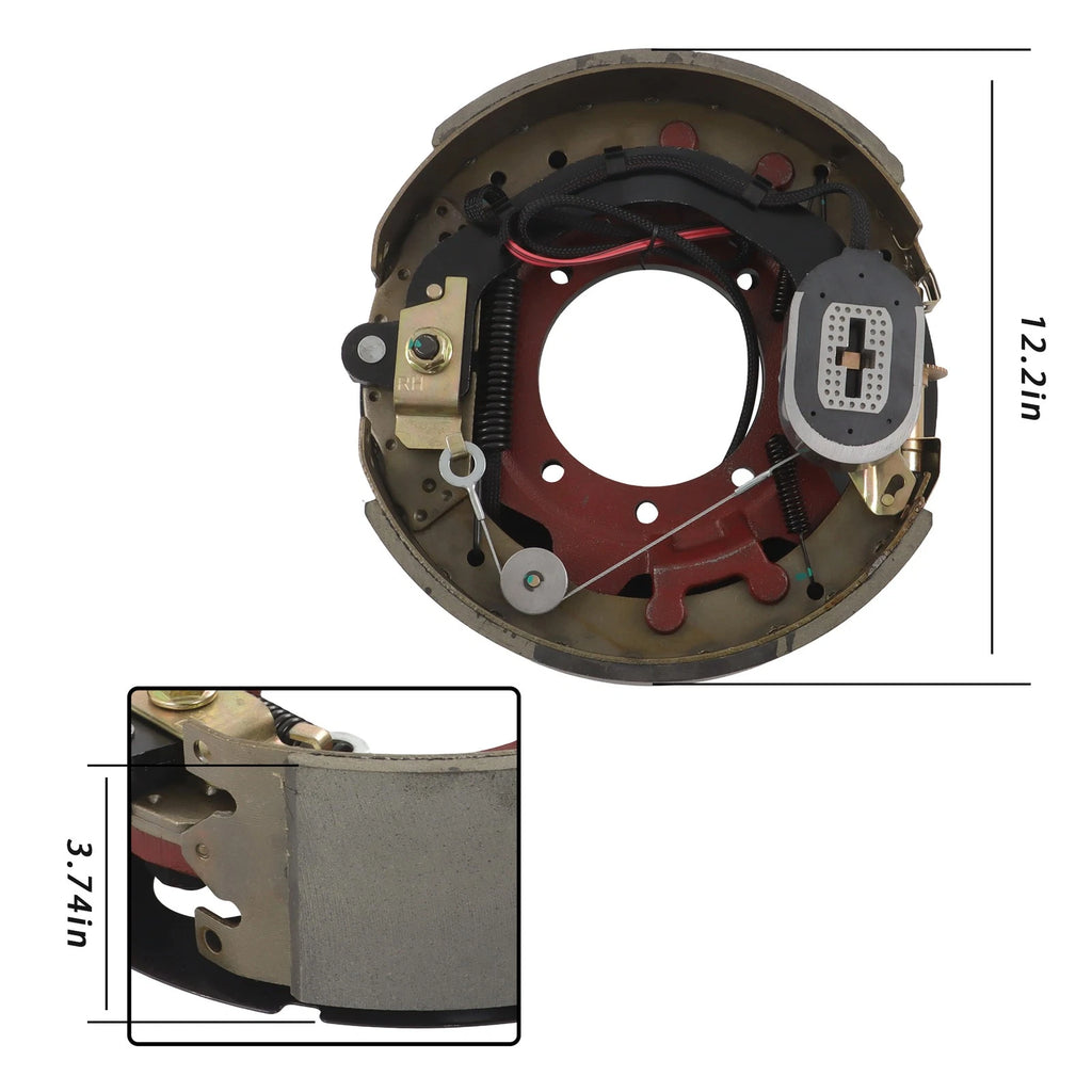 2pc Electric Backing Plate for GD Trailer (8K-10K lbs)