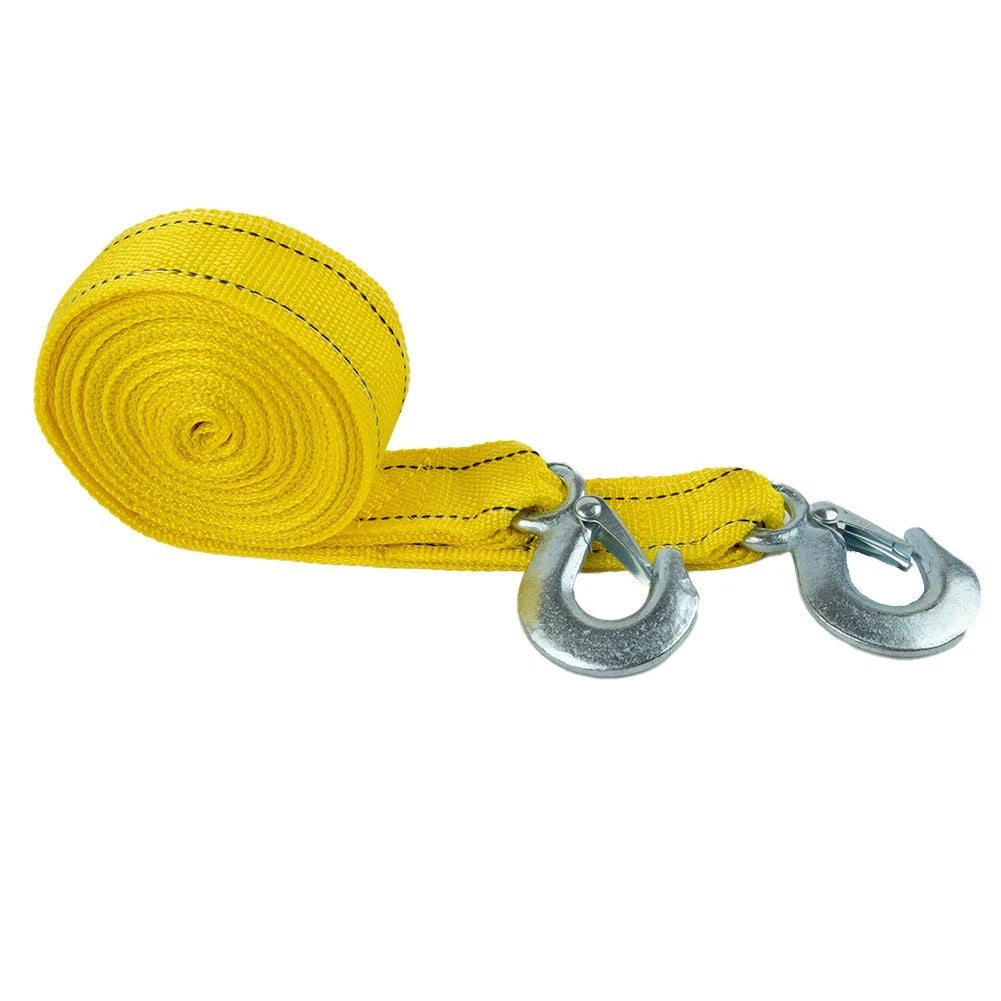 5 Ton Tow Cable Strap with Hooks for Heavy Duty Towing (4.5m Width)