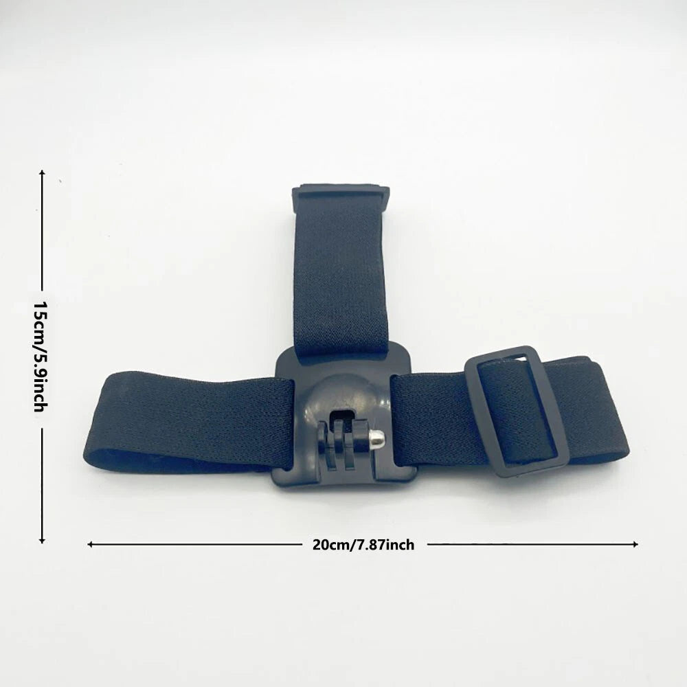 Adjustable Head Mount Band Strap for GoPro Hero 6-12 & DJI OSMO