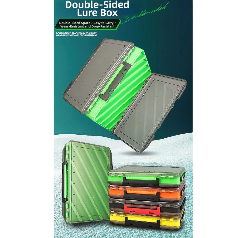 ABS Double Sided Fishing Box with Y Drain Hole for Organized Storage