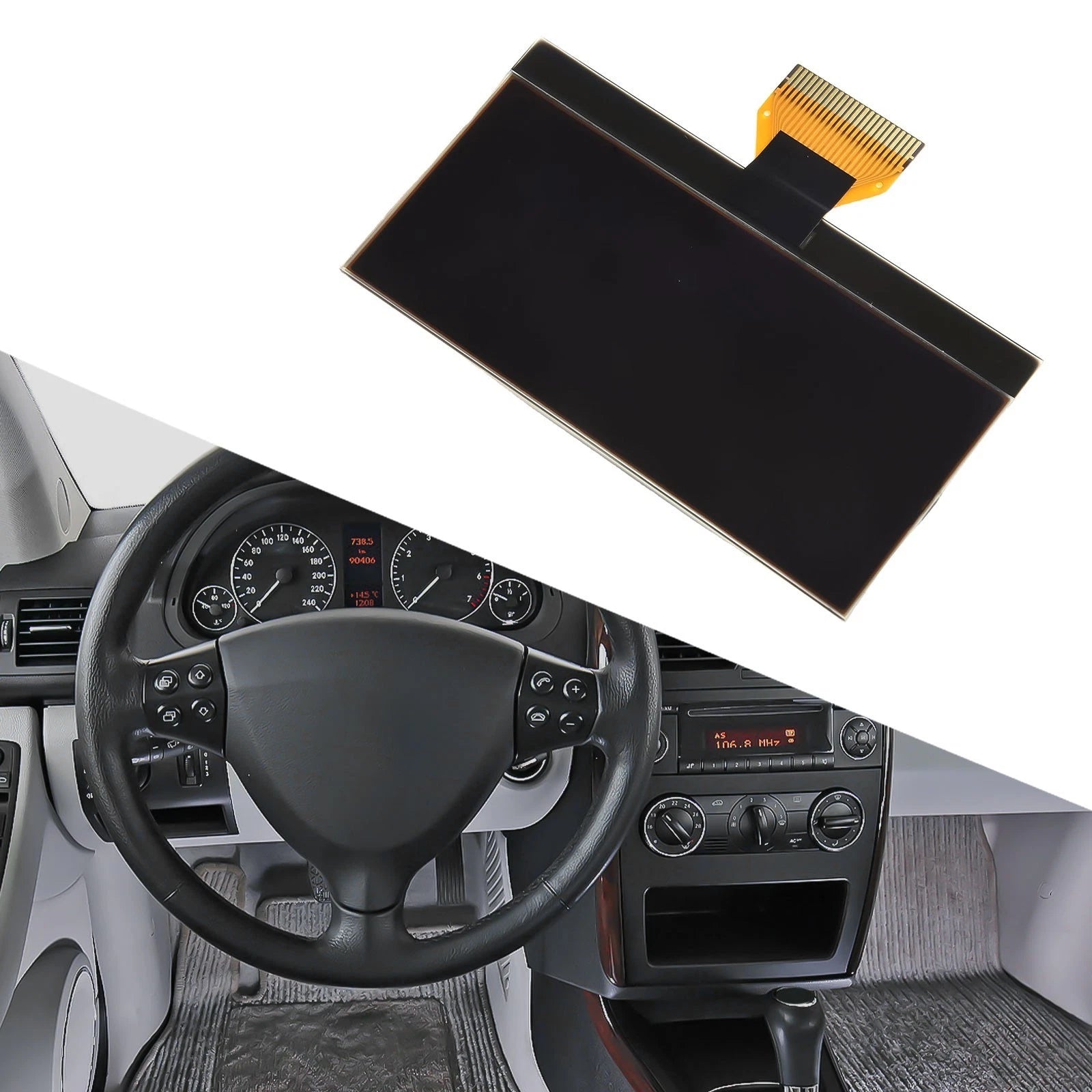 Instrument Cluster LCD Display for Mercedes A B Class W169 W245 (2004–2012)