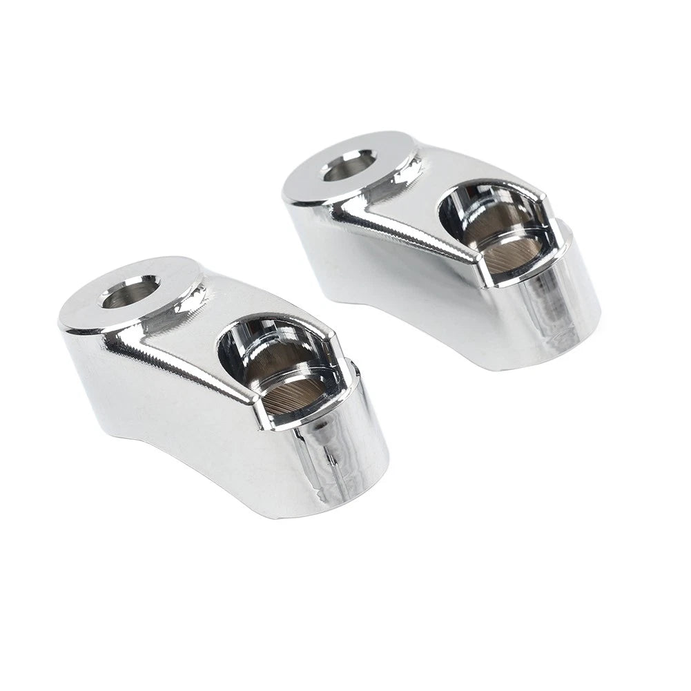 Front Turn Signal Mount Bracket Relocation Kit for Harley Dyna FXR (39MM 49MM)