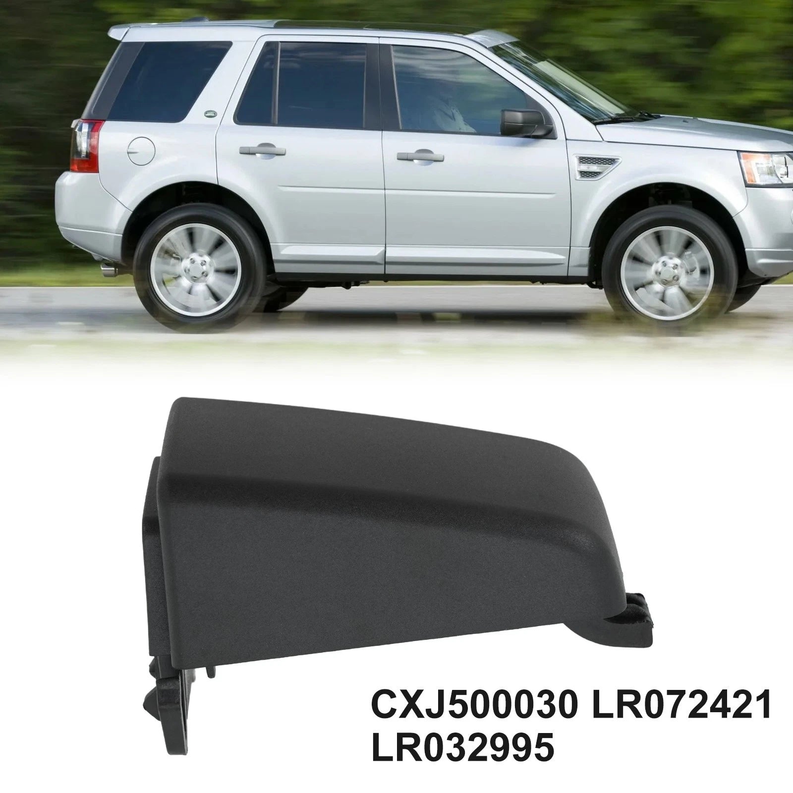 Door Handle Cap Cover for Land Rover (Compatible, Grey Black)