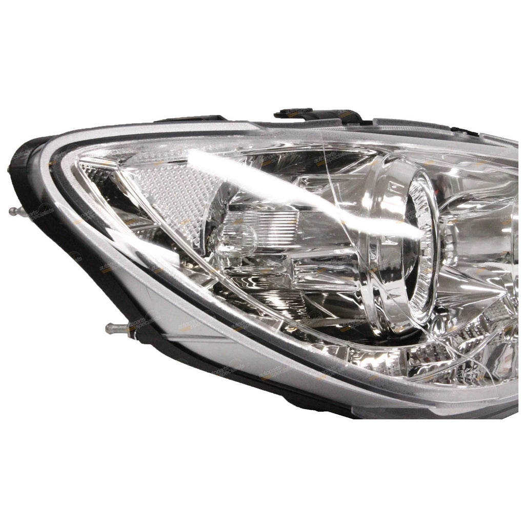 2X Chrome LED Projector Headlights Pair for Subaru Impreza (2005–2007) L+R
