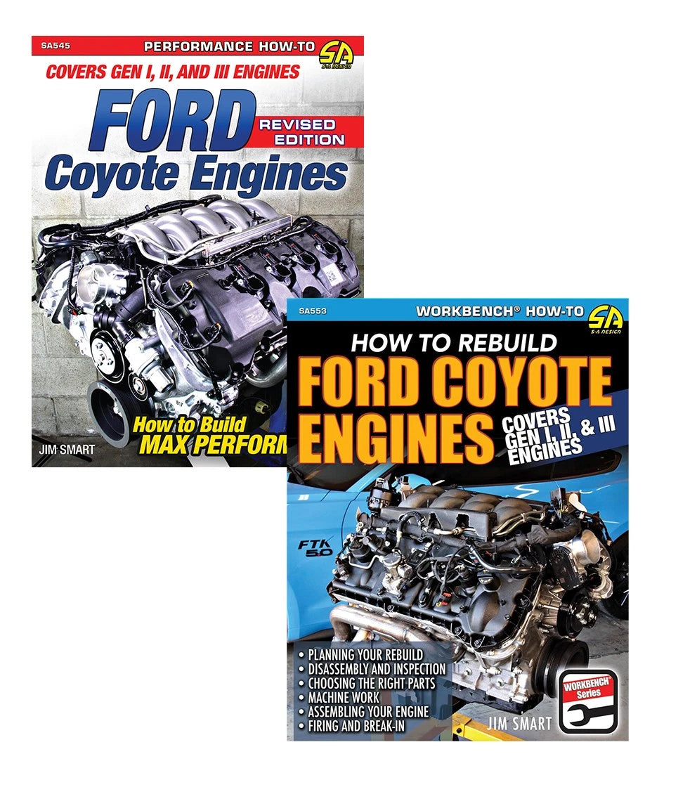 2X Ford Coyote Engine Rebuild & Max Performance Guides for V8 (2011–2023)