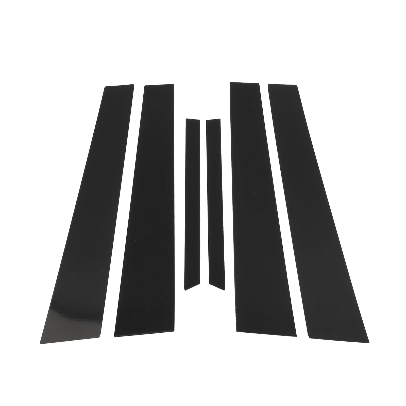 6 Pcs Door Pillar Window Trim Replacement for Mercedes S-Class (2007–2013)