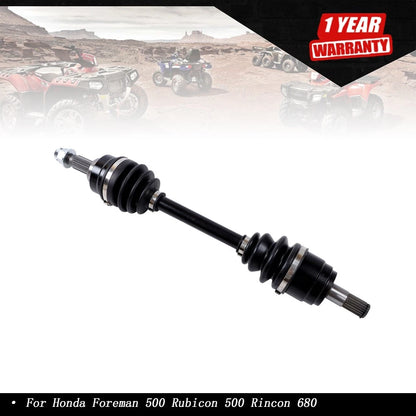 Front Left CV Axle Drive Shaft for Honda Foreman 500, Rubicon 500, Rincon 680 (2005–2021)