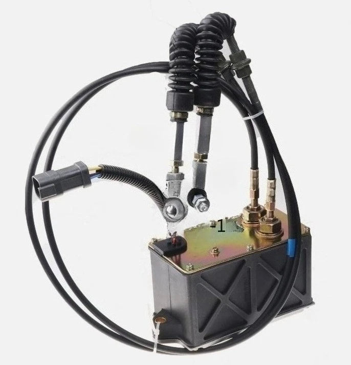 Throttle Motor for CAT 320B E312B Excavator (with 2 Cables, 6 Terminal Plug)