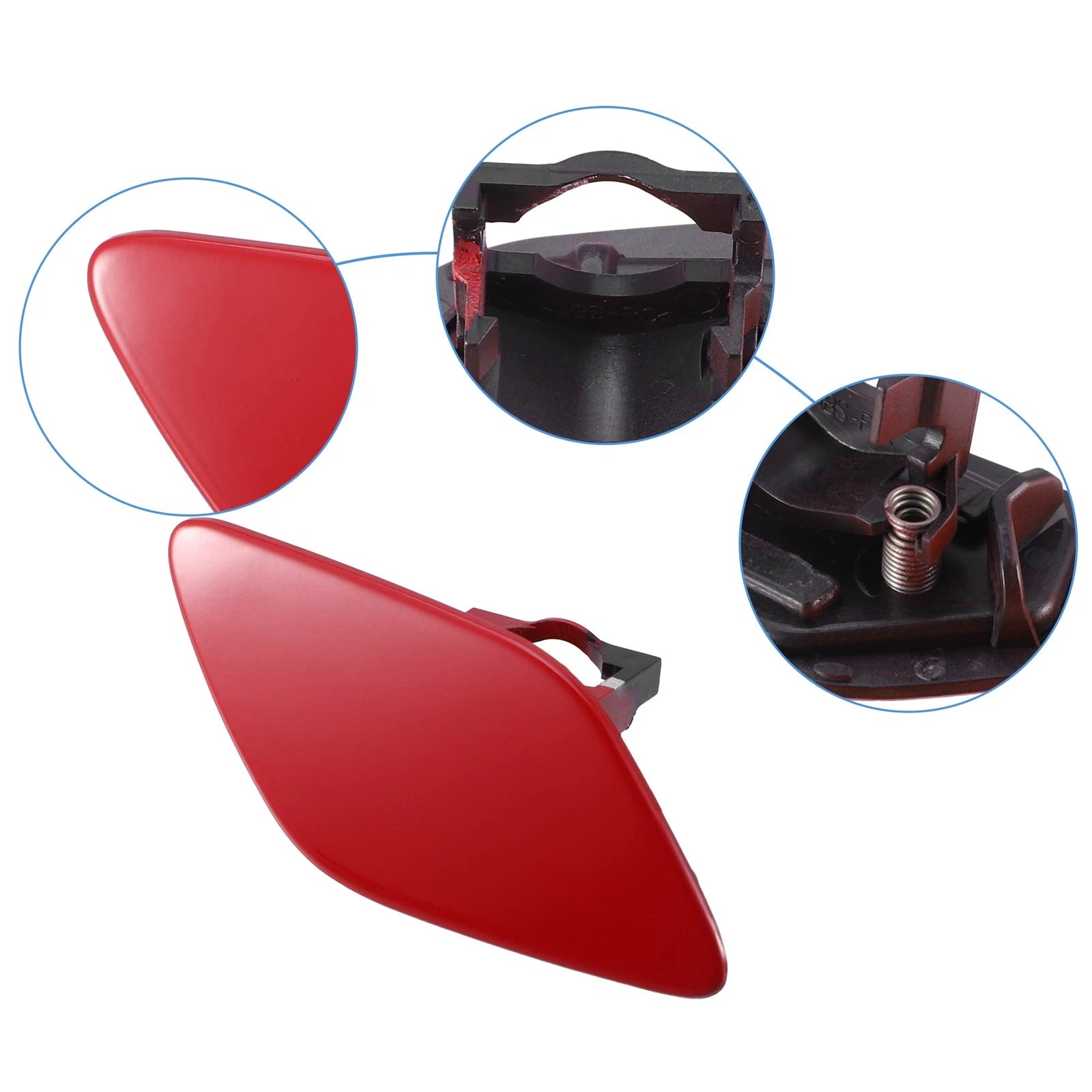 Front Right Headlight Washer Nozzle Cover Cap Fit for BMW 328i (2012–2018)