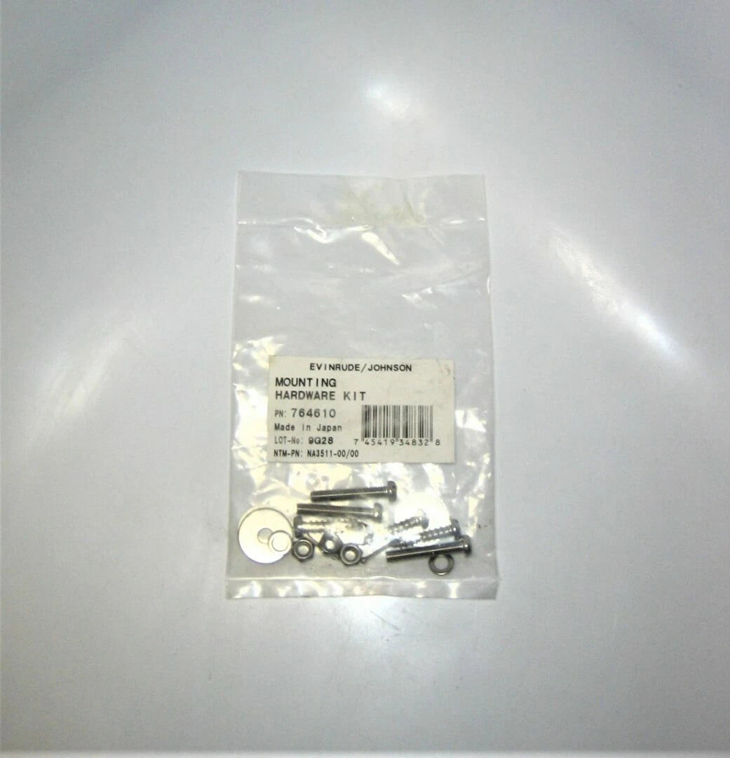 OMC 764610 Concealed Side Control Mounting Hardware Kit for Evinrude Johnson (OEM)