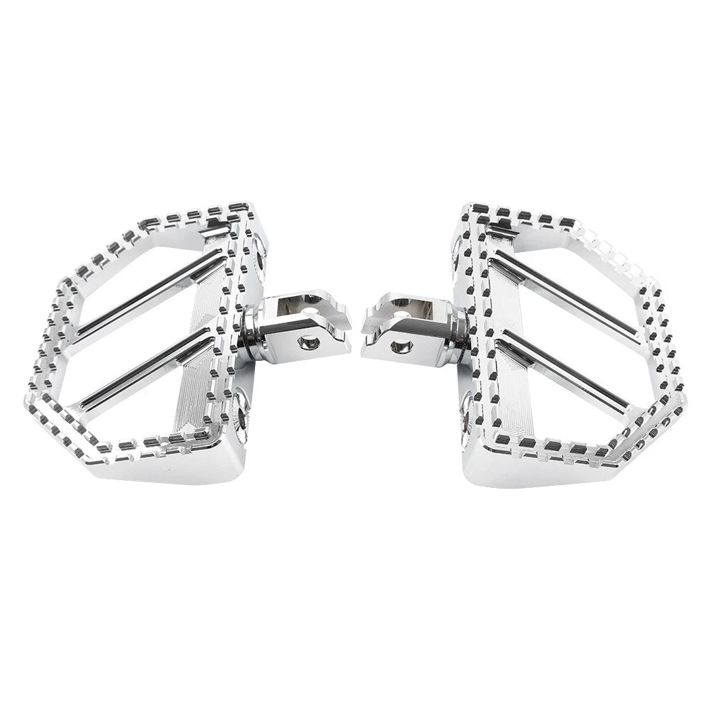 Chrome Front Foot Pegs for Harley Softail (2018–2023)