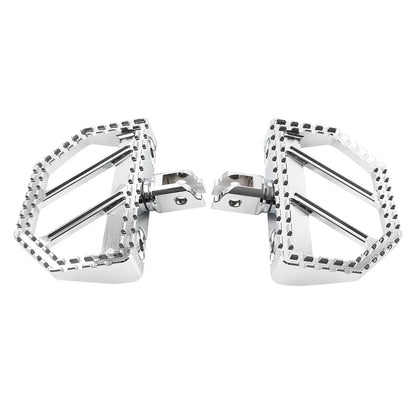 Chrome Front Foot Pegs for Harley Softail (2018–2023)