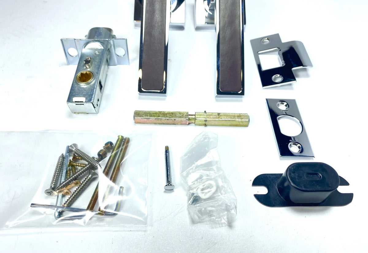 Chrome Door Lever Handle for R1530 (Turning Style Designs)