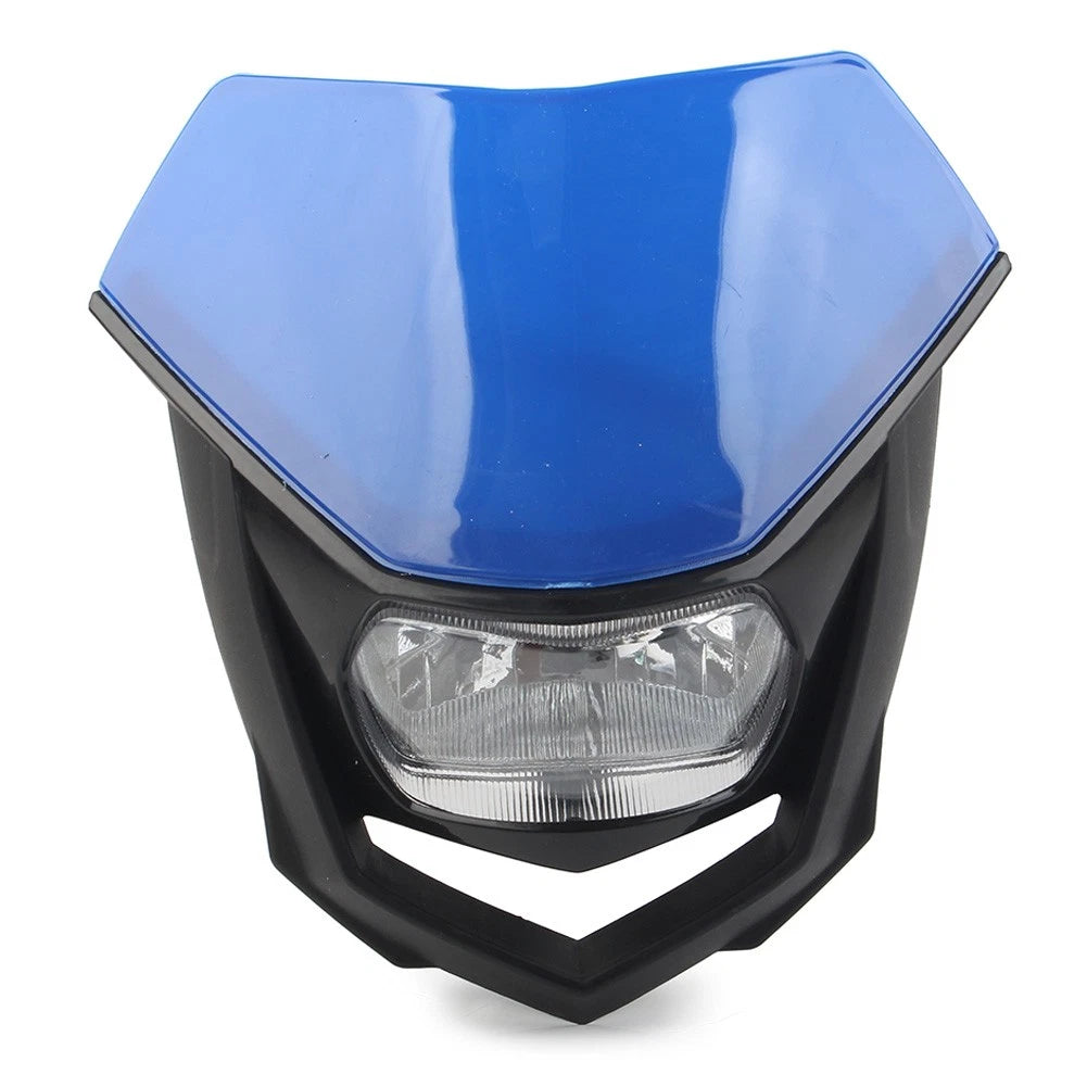 Universal Headlight Fairing for Supermoto Dirt Bike (Blue)