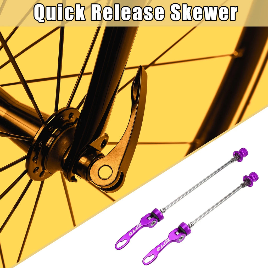 Bicycle Quick Release Axle Pair Replacement Lever Front Rear 150mm 190mm