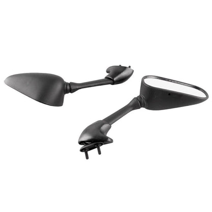 Black ABS Rearview Mirrors for Yamaha YZF R6 (2001–2002)