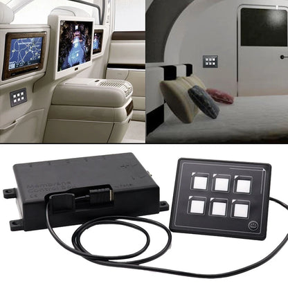 6 Gang LED Switch Panel for Vehicle Applications (Waterproof)