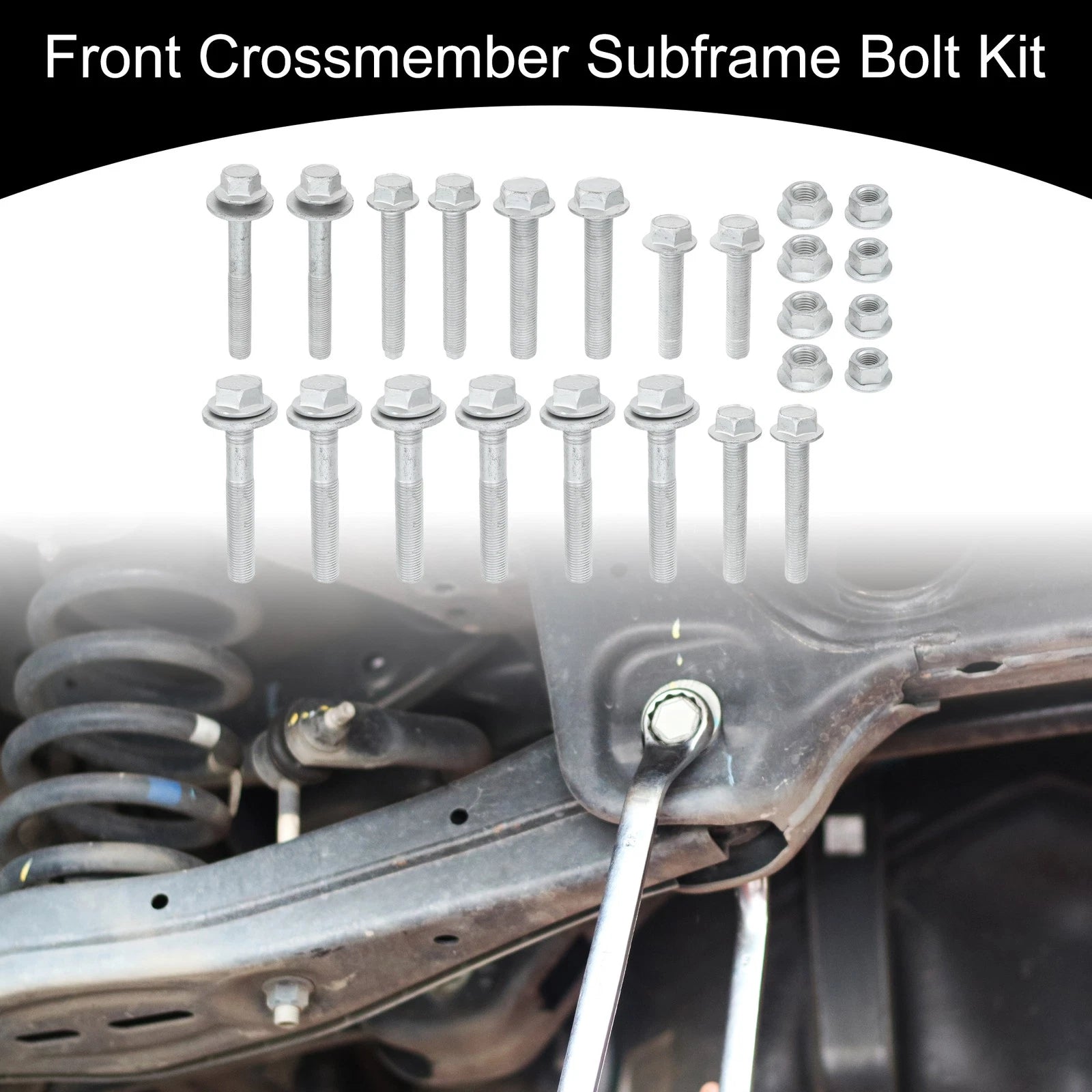 Front Crossmember Subframe Bolt Kit for Dodge Caliber (2007–2012)