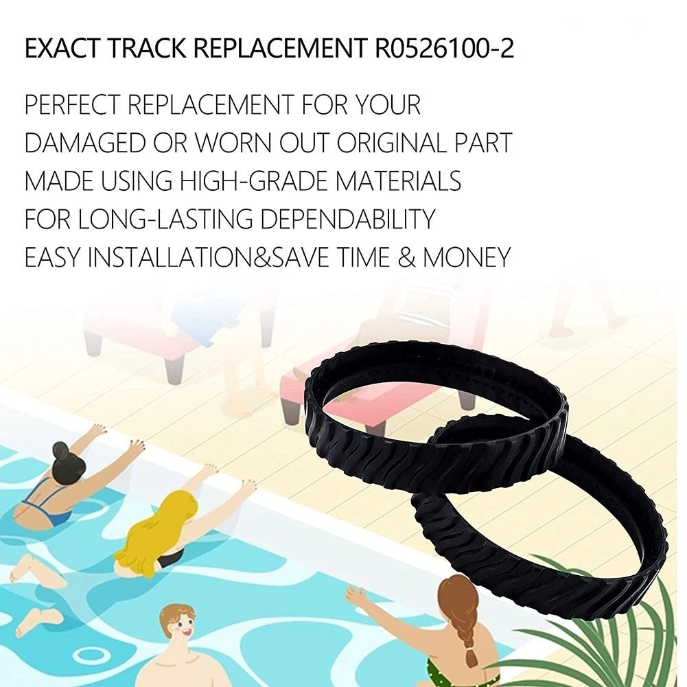 2X Rubber Tire for Zodiac MX8 MX6 Pool Cleaner