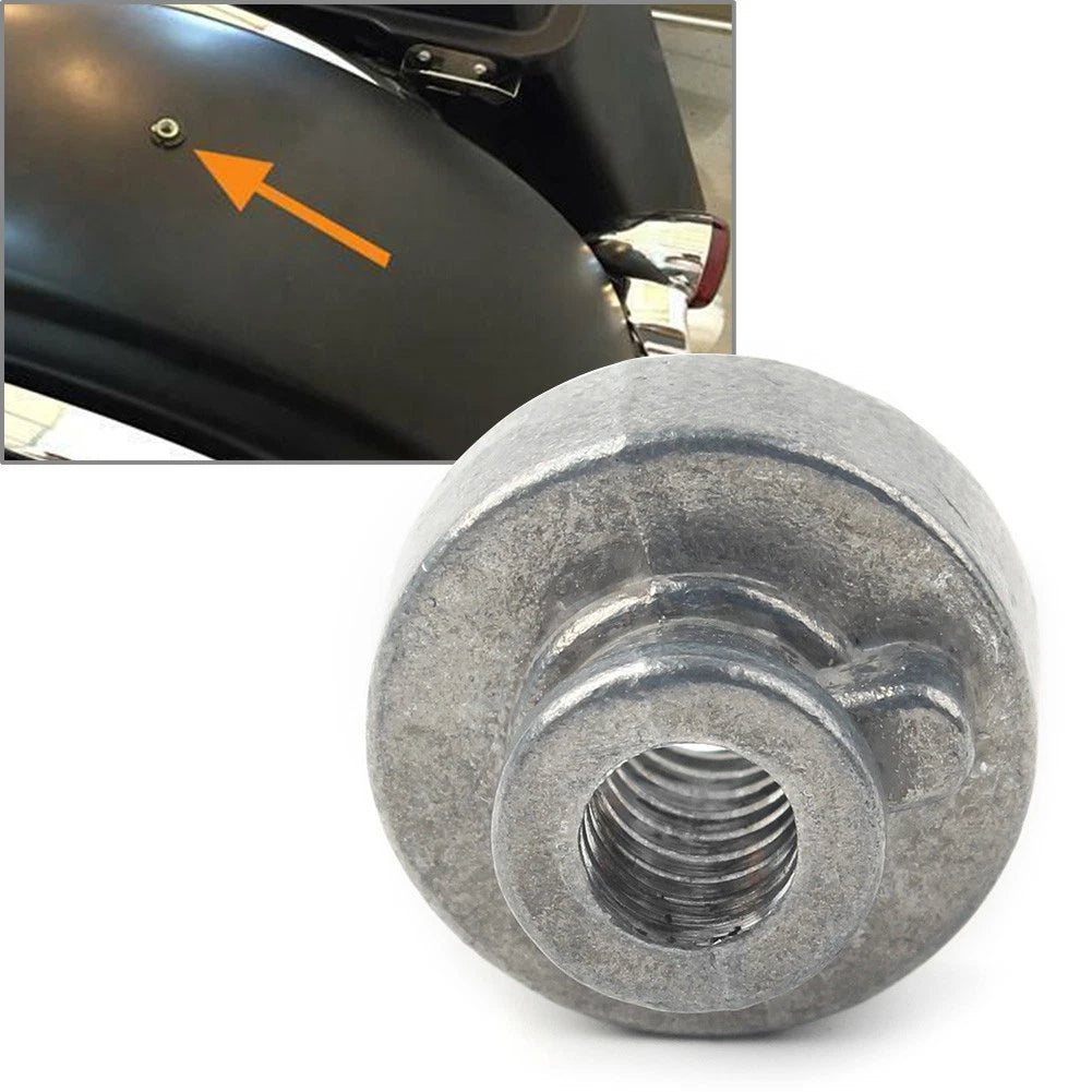 Fender Passenger Seat Bolt Tab Screw Nut Knob Cover Fit Harley 96-21