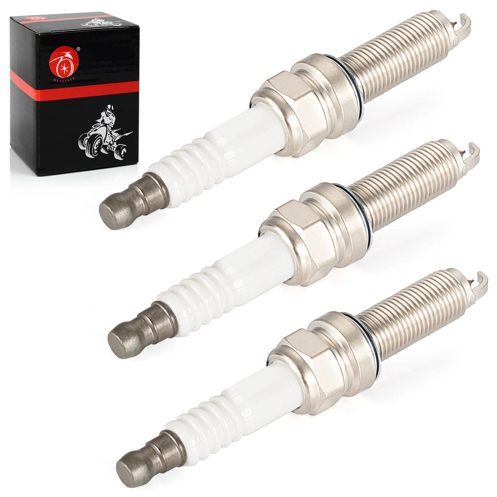 Set of 3 Iridium Spark Plugs for Can-Am Maverick X3 (2017–2024) Turbo 415130363