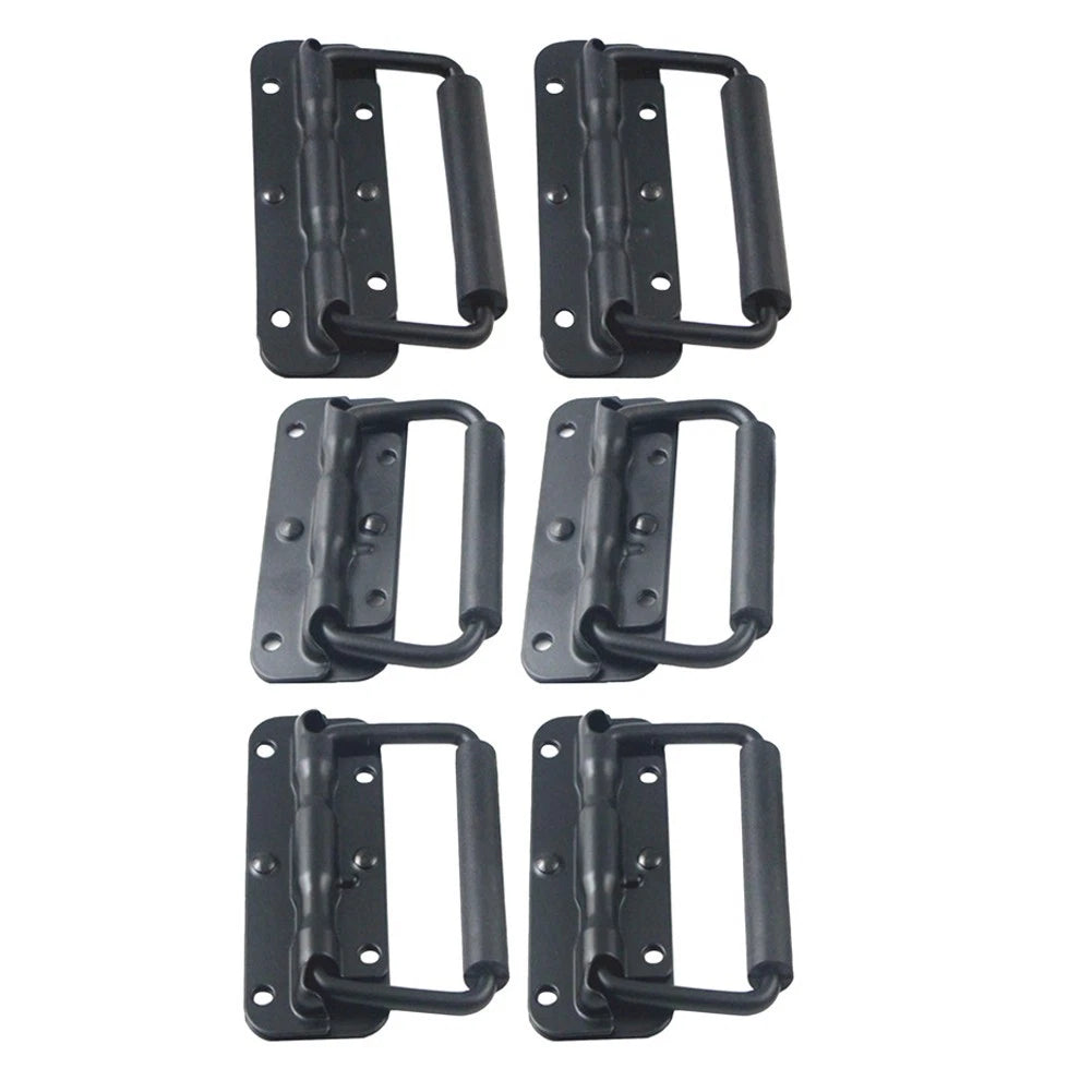 2X Heavy Duty Spring Loaded Chest Handles with Shock Absorbing Design