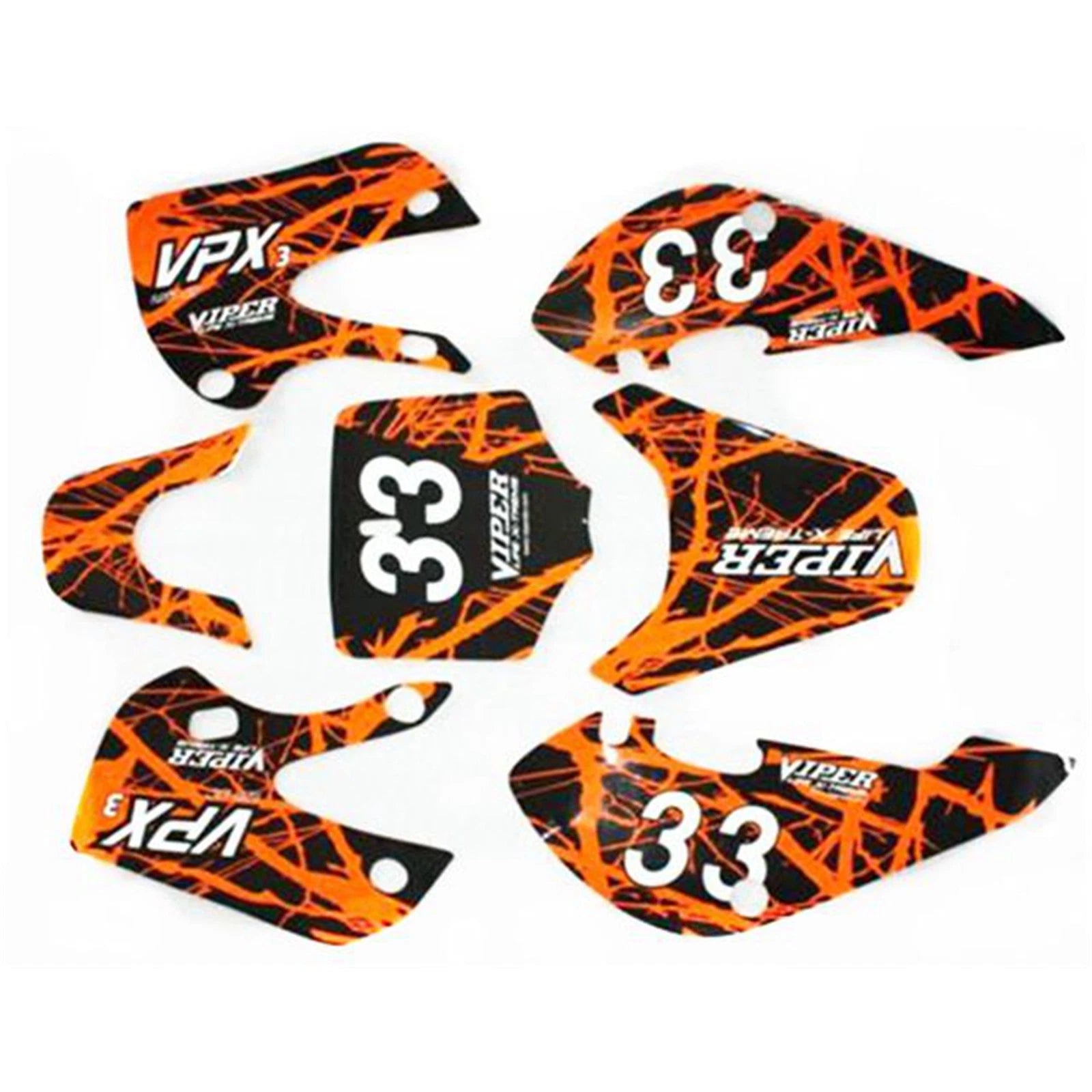 3M VPX33 Viper Decal Sticker Kit for KLX110