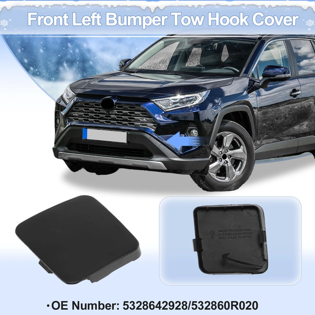 Left Front Car Tow Hook Cover Cap Replacement for Toyota RAV4 (2019–2025)