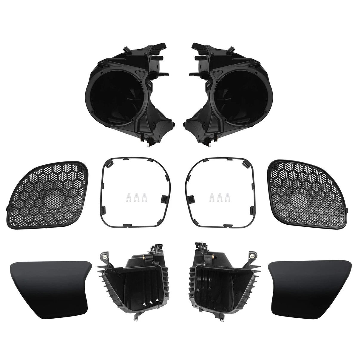 Fairing Storage Glove Box Door Speaker Grilles for Harley Road Glide (2015–2023)