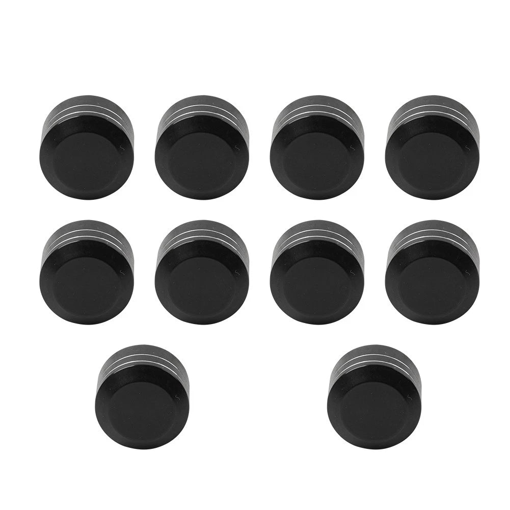10x Engine Bolt Topper Caps for Harley Dyna Softail (11mm-14.6mm)