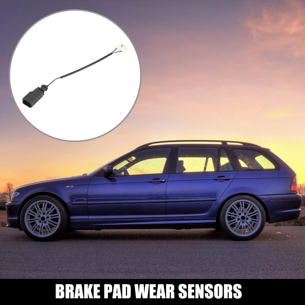 Front Brake Pad Wear Sensor 2 Pins Replacement for Audi Volkswagen (2009–2019)
