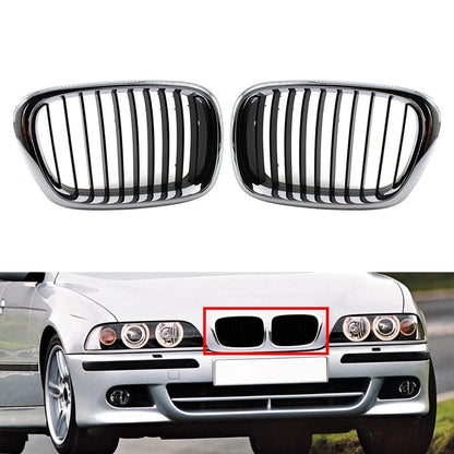 Front Hood Kidney Grille for BMW 5-Series E39 (1997–2004) 51137005837, 51137005838