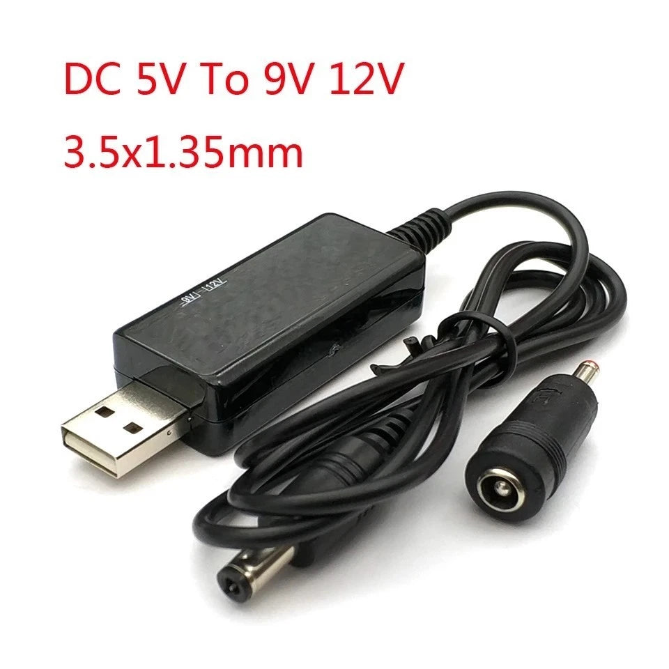 USB 5V to 9V & 12V Step-Up Boost Converter Power Supply with Display