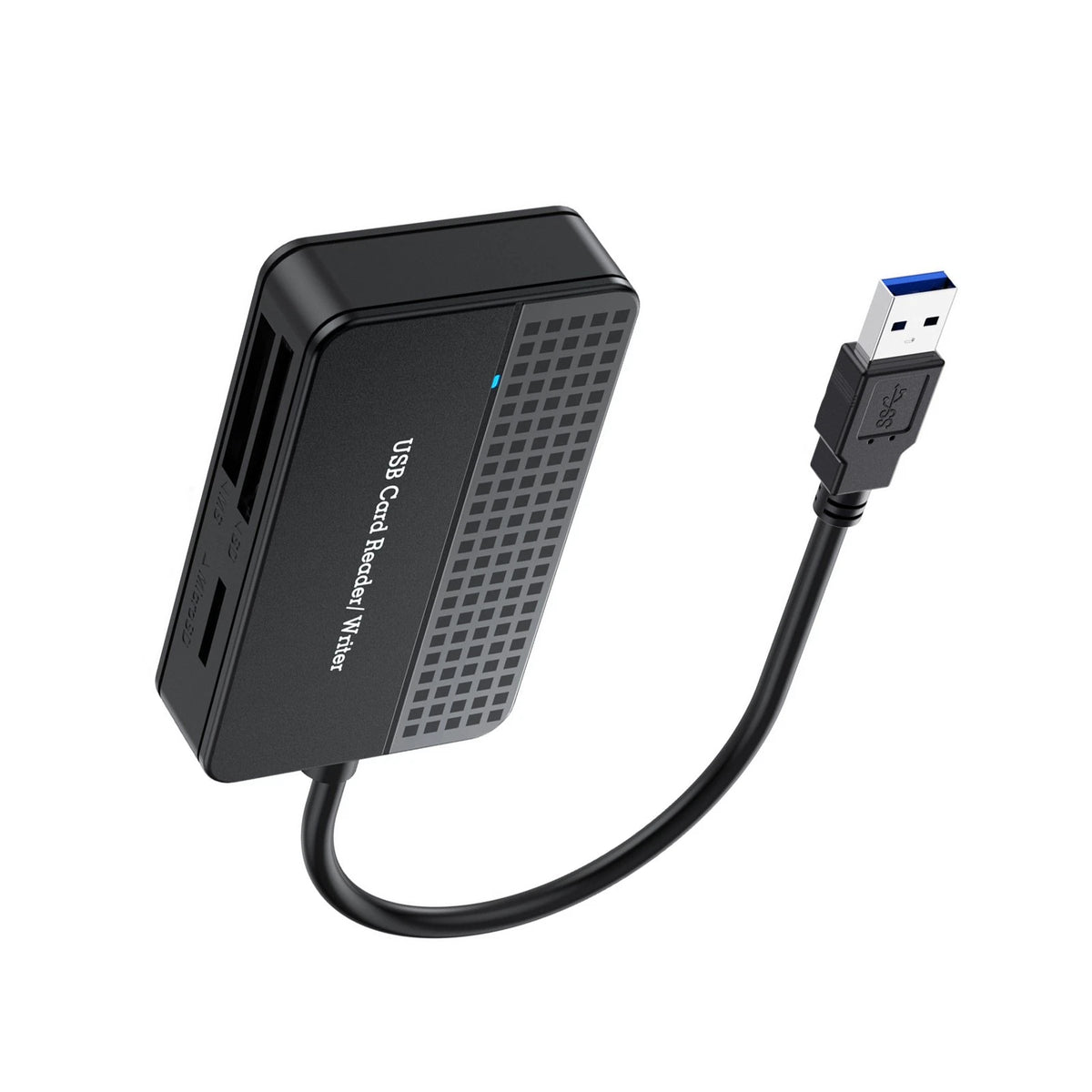 4-Port USB 3.0 Hub Card Reader for SD/SDHC/SDXC