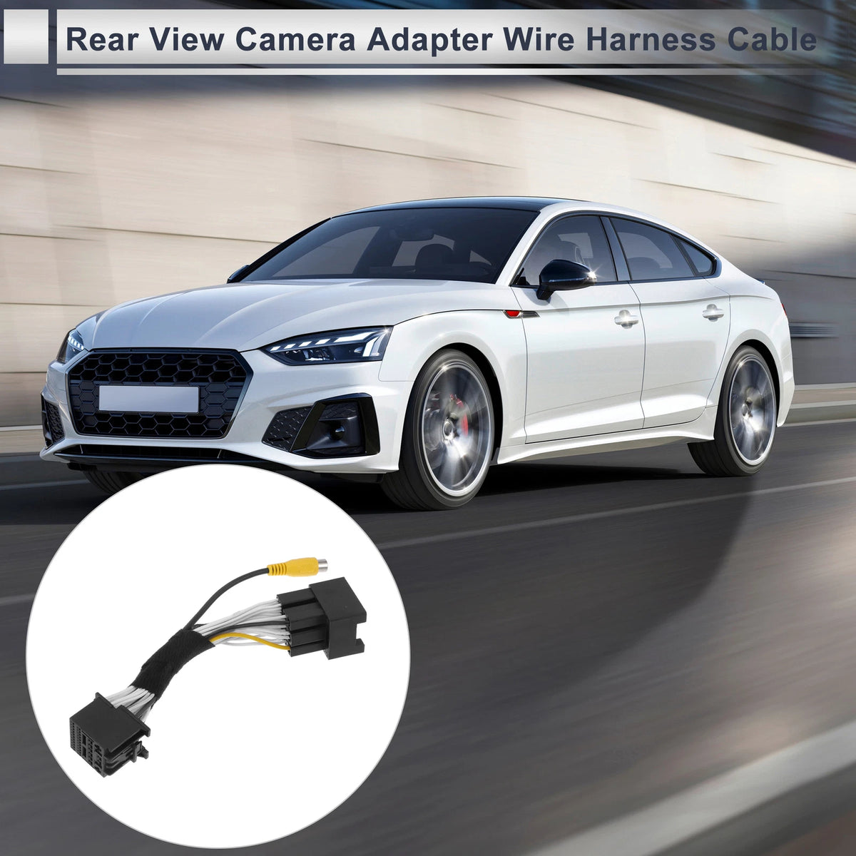 Rear View Camera Adapter Wire Harness for Ford Focus (2019) RCA 30 Pin