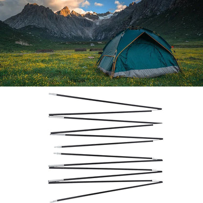 10ft Fiberglass Tent Pole Kit for Outdoor Support