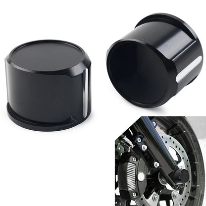 Front Axle Cap Nut Cover for Harley Dyna, Tri, Street Glide, Sportster 1200