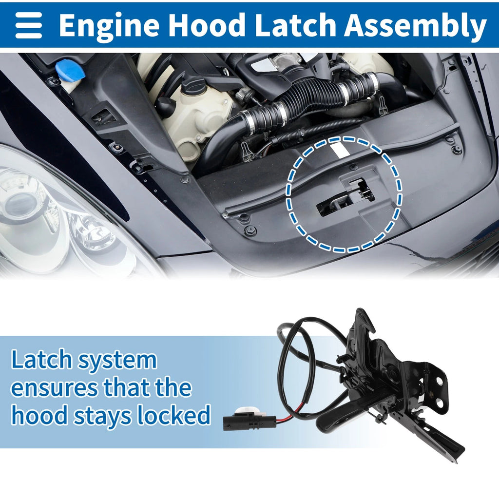 Hood Latch Assembly Replacement for Hyundai Elantra Sedan (2019–2020)