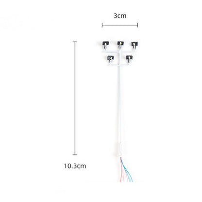 LED Street Light Model Lamp for HO Scale Model Railway (White Light)