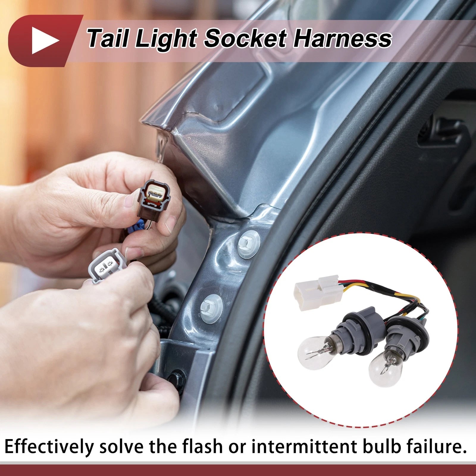 Tail Light Socket Wiring for Kia Forte (2017–2018) No. 92470B0600/92470-B0600