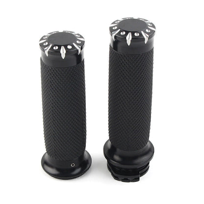 1" Handlebar Hand Grips for Harley Touring Sportster Dyna Softail VRSC