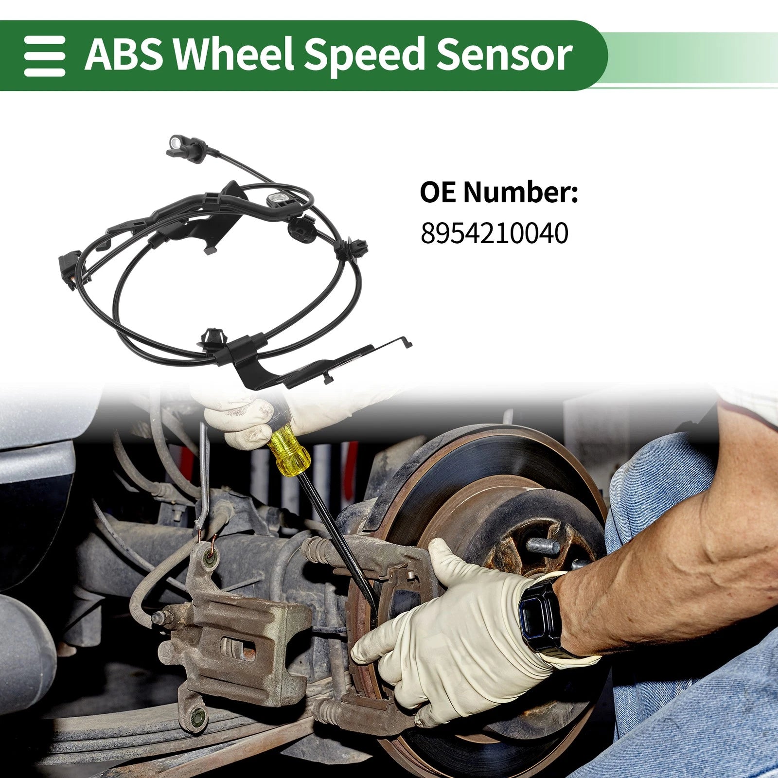 ABS Wheel Speed Sensor Front Right Replacement for Toyota C HR (2018–2020)