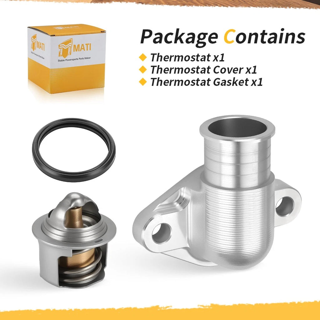 Thermostat w/Housing Cover for Arctic Cat 500 4X4 (1998–2009) 3413-012
